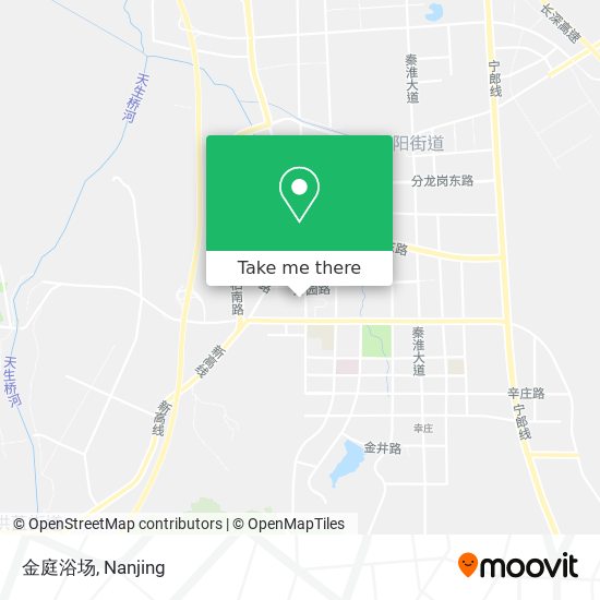 金庭浴场 map