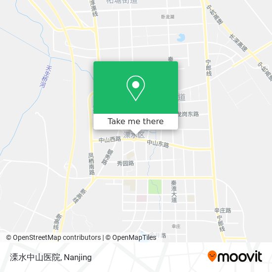 溧水中山医院 map