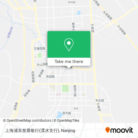 上海浦东发展银行(溧水支行) map