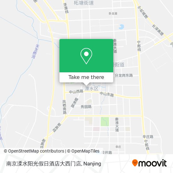 南京溧水阳光假日酒店大西门店 map