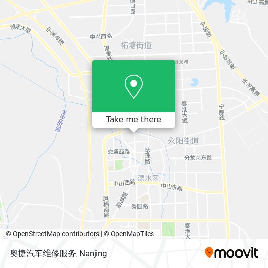 奥捷汽车维修服务 map