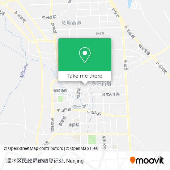 溧水区民政局婚姻登记处 map