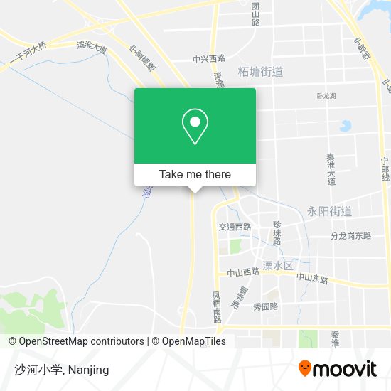 沙河小学 map
