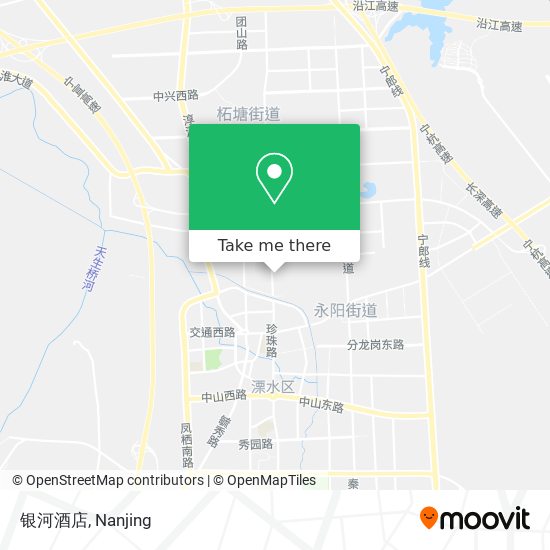 银河酒店 map