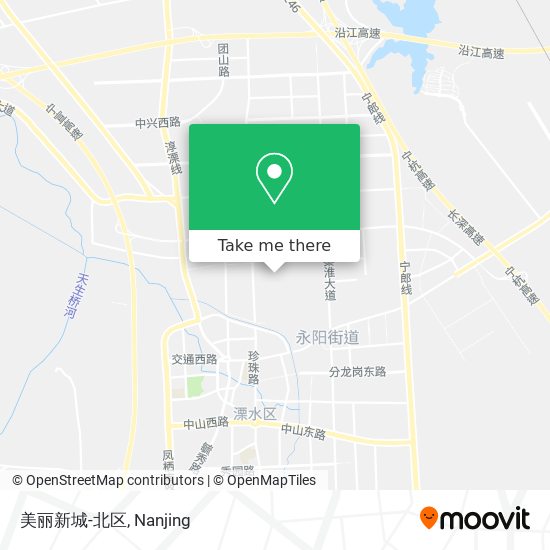 美丽新城-北区 map