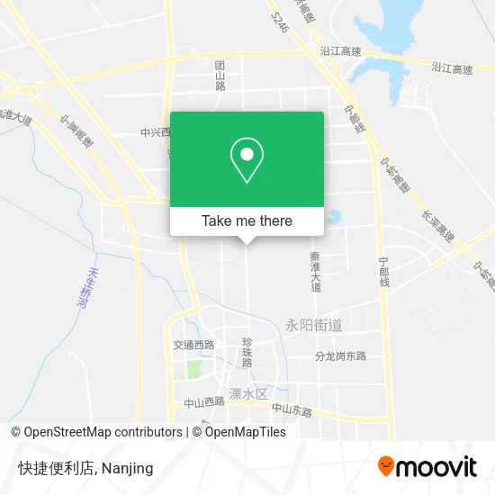 快捷便利店 map