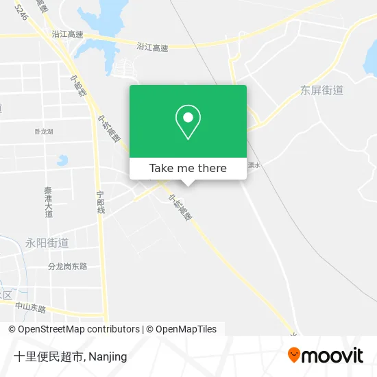十里便民超市 map