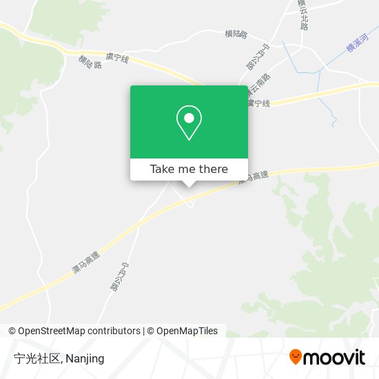 宁光社区 map