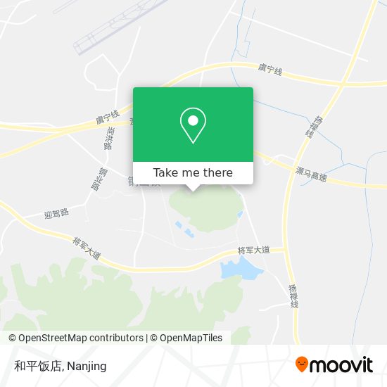 和平饭店 map
