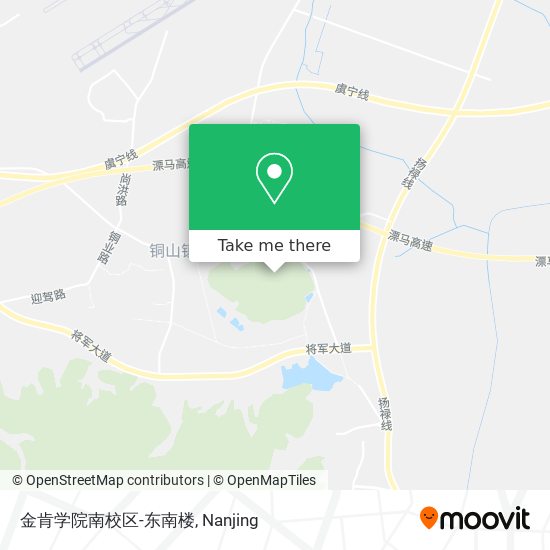 金肯学院南校区-东南楼 map