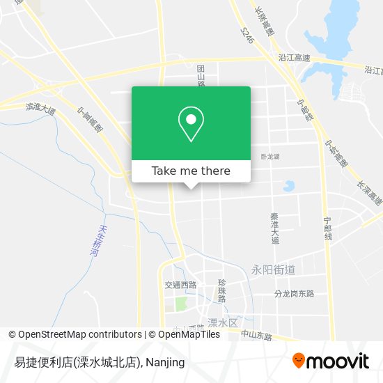 易捷便利店(溧水城北店) map