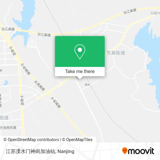 江苏溧水门神岗加油站 map