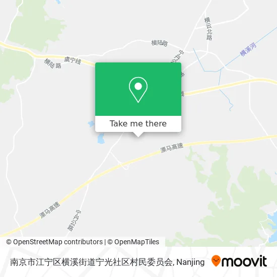 南京市江宁区横溪街道宁光社区村民委员会 map