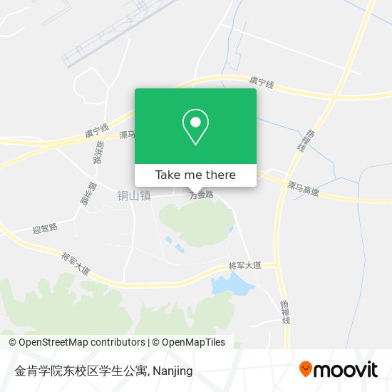 金肯学院东校区学生公寓 map