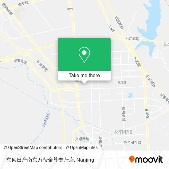 东风日产南京万帮金尊专营店 map