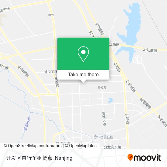 开发区自行车租赁点 map