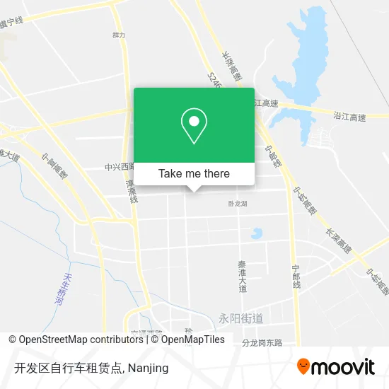 开发区自行车租赁点 map