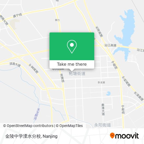 金陵中学溧水分校 map