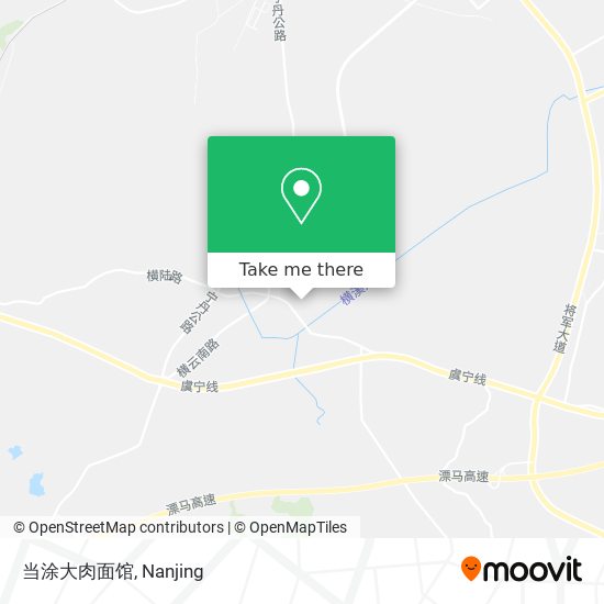 当涂大肉面馆 map