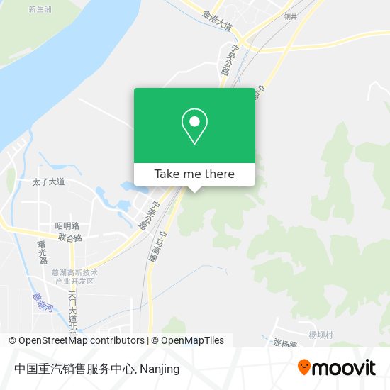 中国重汽销售服务中心 map