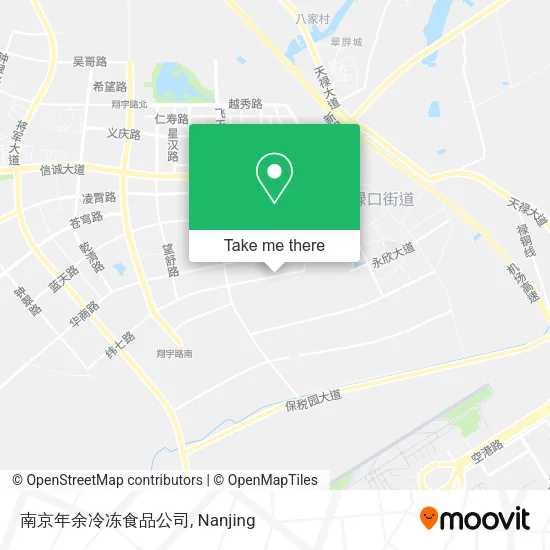 南京年余冷冻食品公司 map