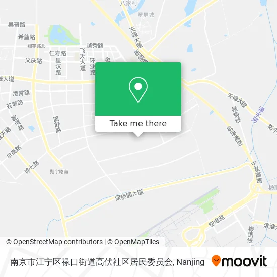 南京市江宁区禄口街道高伏社区居民委员会 map