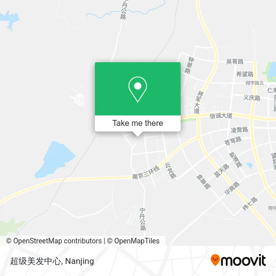 超级美发中心 map