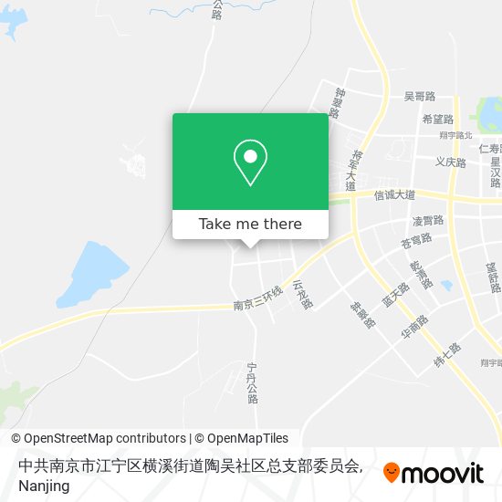中共南京市江宁区横溪街道陶吴社区总支部委员会 map