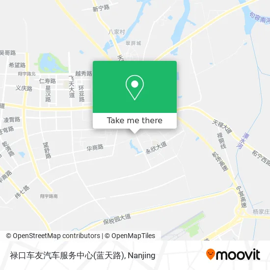 禄口车友汽车服务中心(蓝天路) map