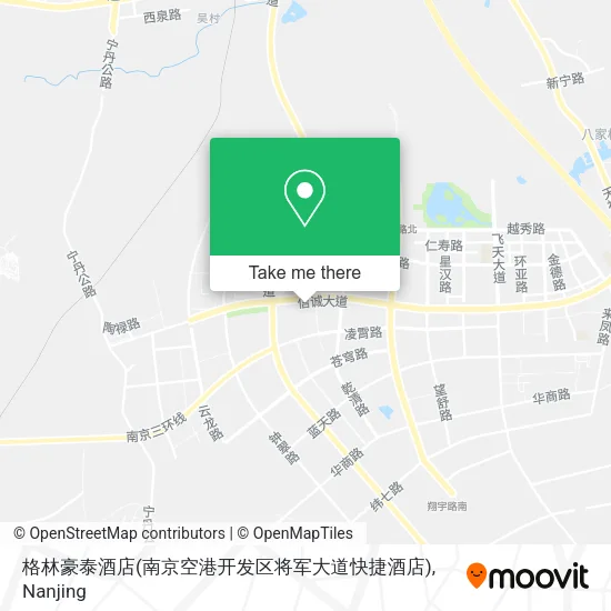 格林豪泰酒店(南京空港开发区将军大道快捷酒店) map