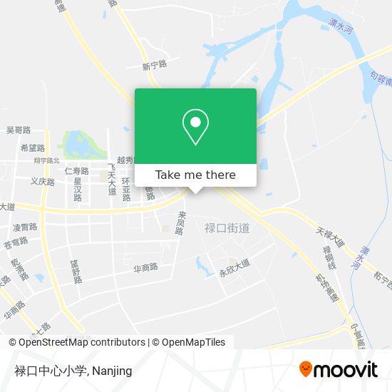 禄口中心小学 map