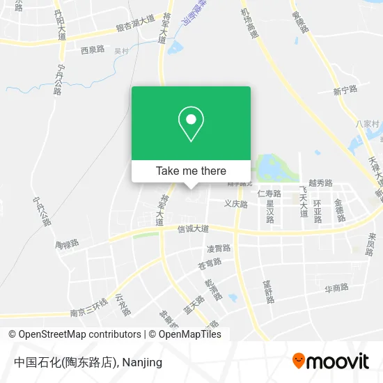 中国石化(陶东路店) map