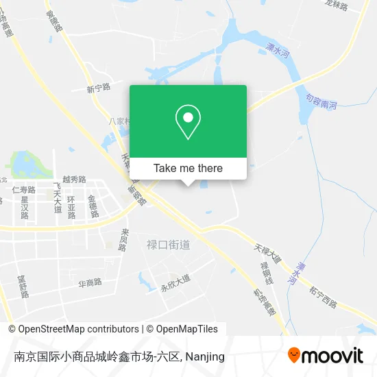 南京国际小商品城岭鑫市场-六区 map