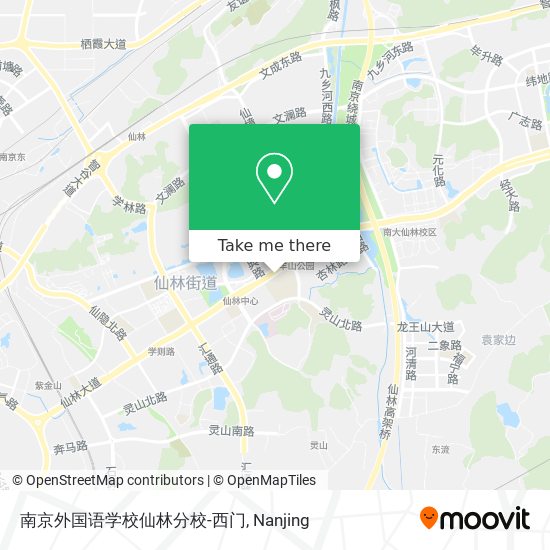 南京外国语学校仙林分校-西门 map