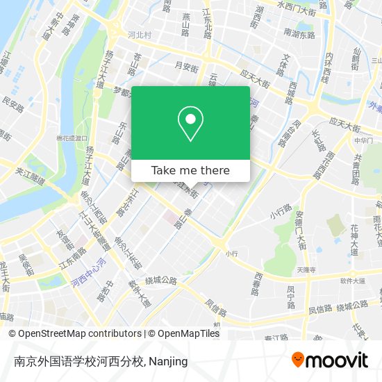 南京外国语学校河西分校 map