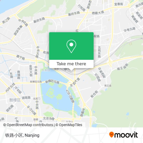 铁路小区 map
