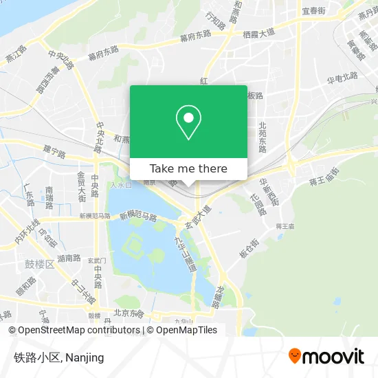 铁路小区 map