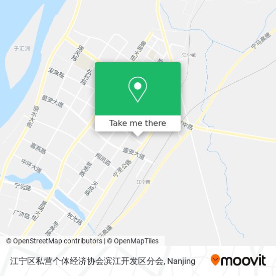 江宁区私营个体经济协会滨江开发区分会 map