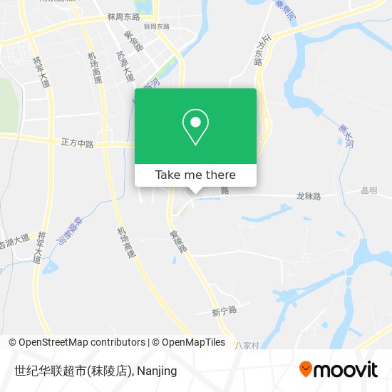 世纪华联超市(秣陵店) map