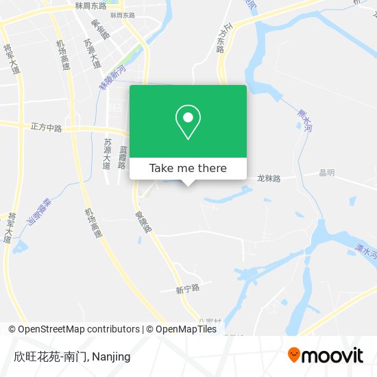 欣旺花苑-南门 map