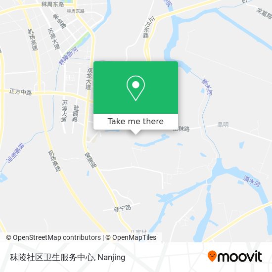 秣陵社区卫生服务中心 map