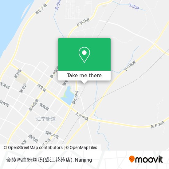 金陵鸭血粉丝汤(盛江花苑店) map