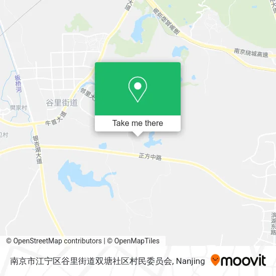 南京市江宁区谷里街道双塘社区村民委员会 map