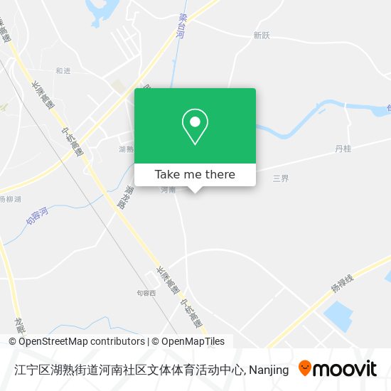 江宁区湖熟街道河南社区文体体育活动中心 map