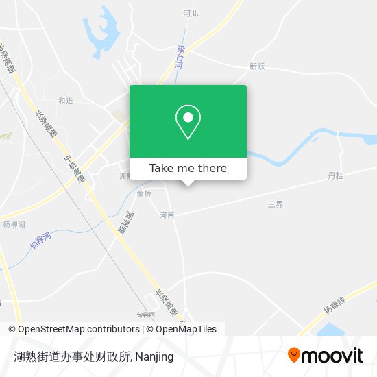 湖熟街道办事处财政所 map