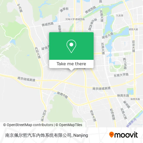 南京佩尔哲汽车内饰系统有限公司 map
