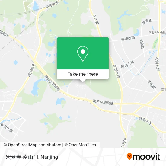 宏觉寺-南山门 map
