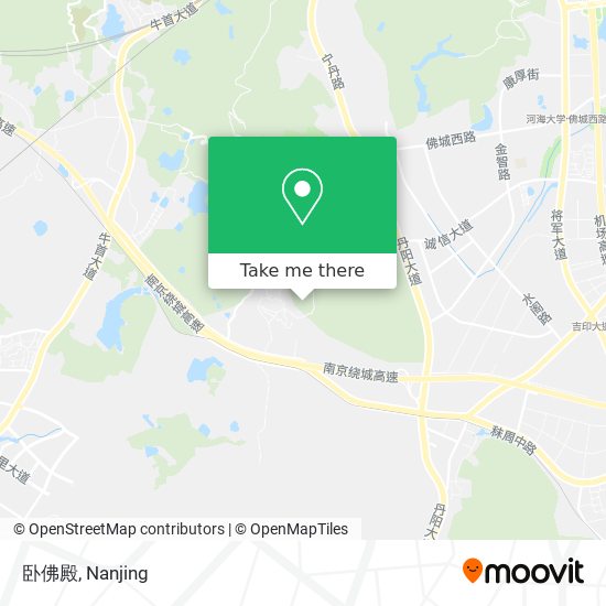 卧佛殿 map