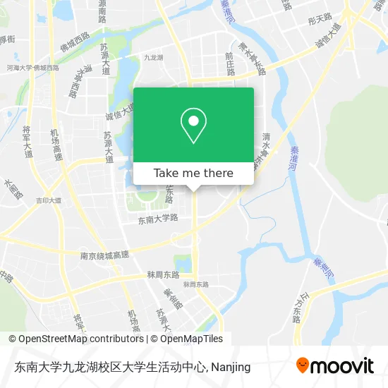 东南大学九龙湖校区大学生活动中心 map