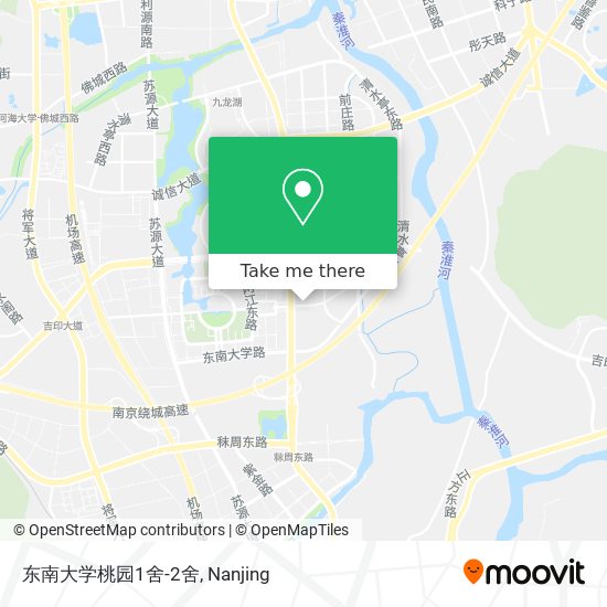 东南大学桃园1舍-2舍 map